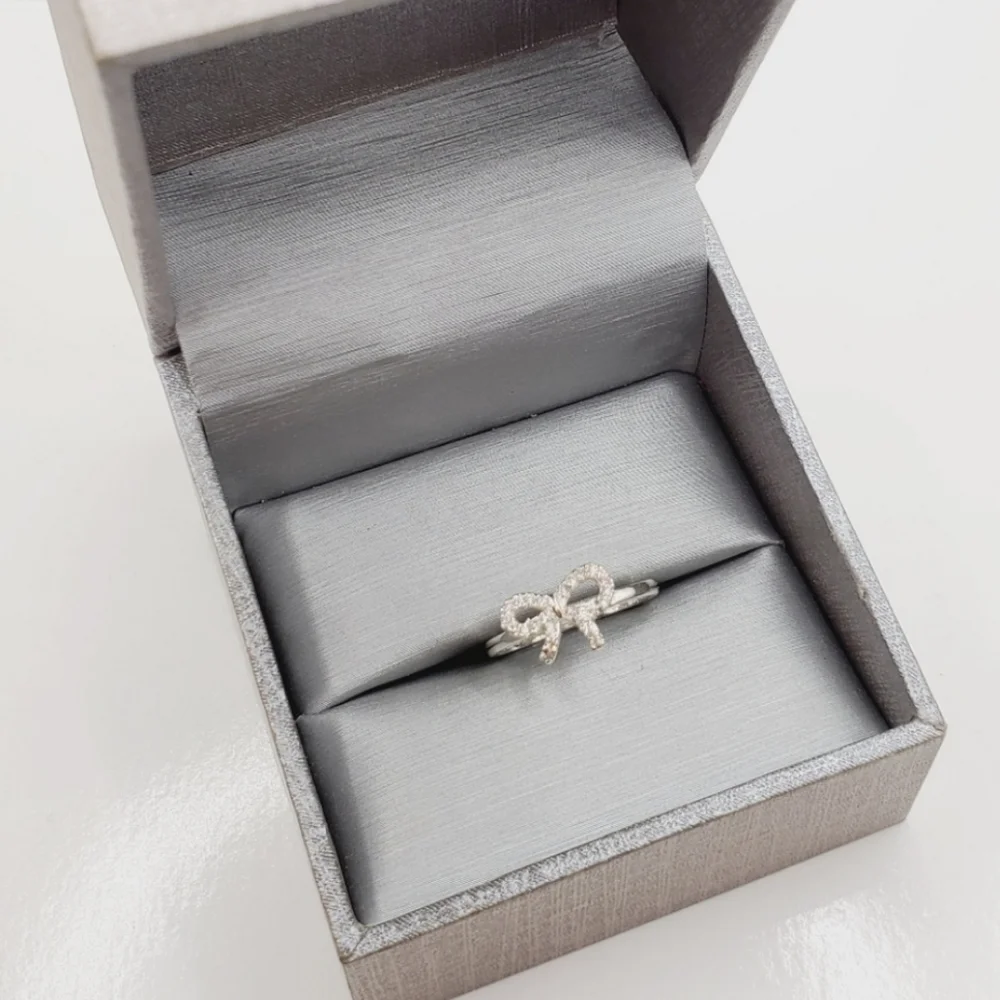 Silver Bow Ring